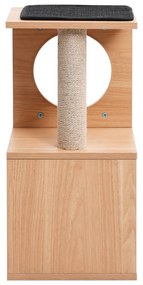 Árvore para gatos com tapete arranhador sisal 60 cm