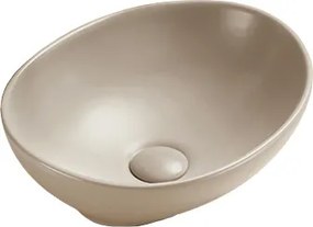 Mexen Elza lavatório de bancada 40 x 33 cm, cappuccino mate - 21014064
