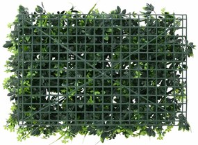Vedação de folhas artificiais 24 pcs 40x60 cm verde
