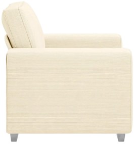 Poltrona 60 cm tecido corduroy creme