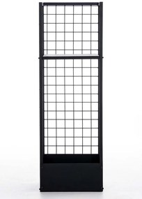 Suporte para lenha Forrest 40 x 40 x 120 Preto