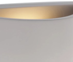 Candeeiro de parede industrial cinzento em betão - Creil Industrial