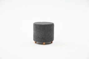 Pouffe Mario Gabbana – Antracite – 40 x 40 x 40 cm