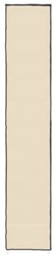 Sapateira 60x30x166 cm tecido cor creme