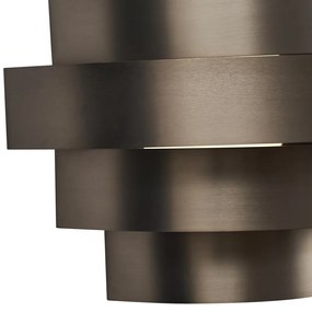 Candeeiro de parede moderno cor de bronze, incluindo LED regulável em 3 níveis - Lines Moderno