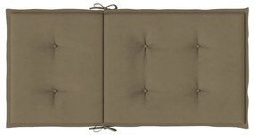 Almofadões lombares p/cadeiras 6pcs 100x50x4 cm mesclado tecido