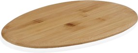 Tábua de Corte Oval em Bambu 31 x 23 x 1 cm