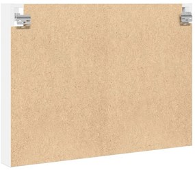 Armário vitrine 80x8,5x58 cm derivados de madeira branco