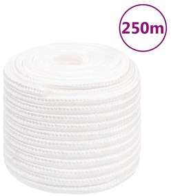 Corda de barco 16 mm 250 m polipropileno branco completo
