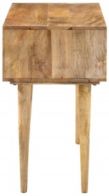 Secretária com gavetas 110x47x76 cm madeira de mangueira maciça
