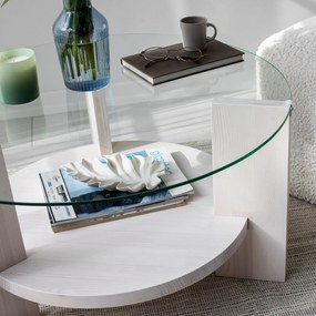 Mesa de Café Mahal – Branca – 75x40x75 cm