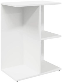 Mesas cabeceira 2 pcs 46,5x29x61 cm derivados de madeira branco
