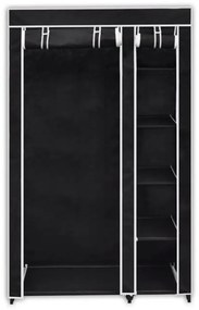 Roupeiros de tecido 2 pcs preto