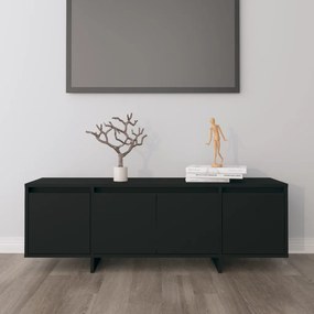 Móvel de TV 120x30x40,5 cm derivados de madeira preto