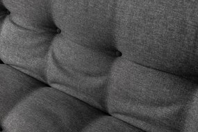Sofá-Cama de 3 Lugares Misa – Cinzento Escuro – 52x175x40 cm