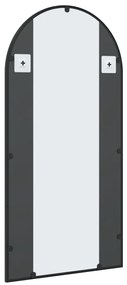 Espelho de parede arqueado 50x100 cm ferro preto