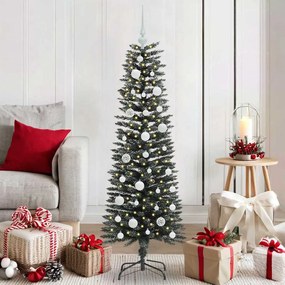 vidaXL Árvore de Natal Artificial Verde 120 cm PVC, Plástico e Aço