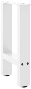 Pés para mesa de centro , brancos, 2 peças, 28x(42-43) cm, aço