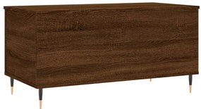 Mesa centro 90x44,5x45 cm derivados madeira carvalho castanho