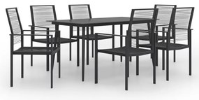 7 pcs conjunto de jantar para jardim