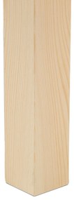 Beliche em madeira de pinho castanho claro 90 x 200 cm REGAT Beliani