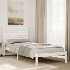 vidaXL Cama extra longa sem colchão 90x220 cm madeira maciça
