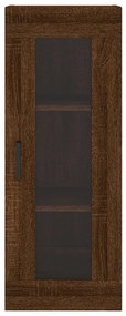 Vitrine Brenna de 180 cm - Castanho - Design Nórdico