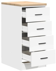Armário de arrumação de garagem Branco 40x51x85 cm