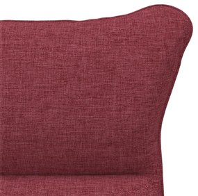 Poltrona Relaxante vidaXL Vermelha