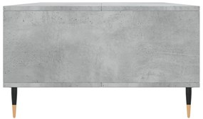 Mesa de centro 104x60x35 cm derivados madeira cinzento cimento