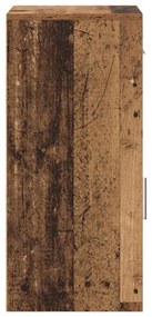 Armário de Armazenamento Castanho Madeira antiga Madeira engenheirada