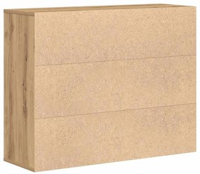 Aparador 88x30x70 cm derivados madeira cor carvalho artisiano