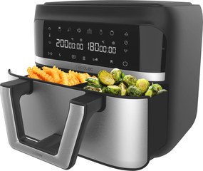 Fritadeira dietética digital Cecofry Dual 9000 compacta sem óleo de 9 L de capacidade