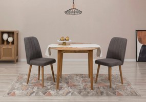 Conjunto de Mesa de Jantar Extensível e Cadeiras Vina – Pinho Atlântic