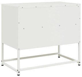 Móvel de TV 68x39x60,5 cm aço branco