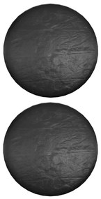 Capas p/ mobília de jardim 2 pcs c/ 10 ilhós Ø260x90 cm redondo