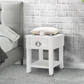 MESA DE CABECEIRA SHINE 45X40X54 CM BRANCA
