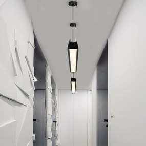 Chandelier Ens – Preto – 109 cm x 10 cm x 130 cm