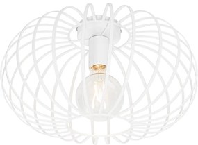 Candeeiro de teto design branco 39 cm - Johanna