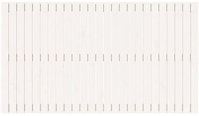 Cabeceira de parede 159,5x3x90 cm pinho maciço branco