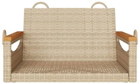 Banco baloiço 63x62x40 cm vime PE bege