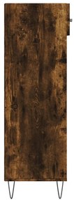 Sapateira 60x35x105 cm derivados de madeira carvalho fumado