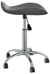 Cadeira de escritório couro artificial cinzento