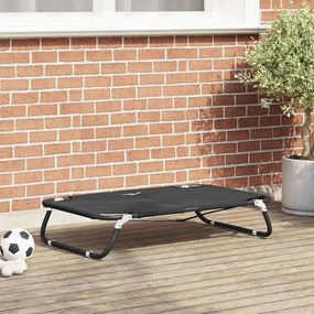 vidaXL Cama Dobrável Preta ML Tecido Oxford e Aço