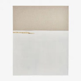 Pintura Decorativa Pintada À Mão Sobre Linho Com Relevo Em Gesso (80x100 Cm) Mivara B - Sklum