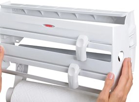 Suporte de parede para rolos de cozinha Parat F2 branco 25771