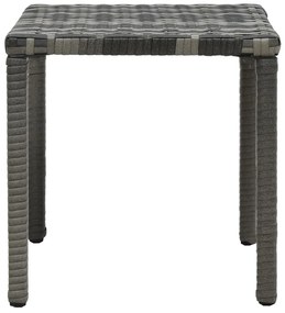 Espreguiçadeiras com mesa vime PE antracite
