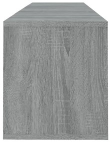 Móvel de TV 120x30x40,5 cm aglomerado cor sonoma cinzento