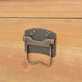 Baú de arrumação com almofadão 80x40x40 cm MDF