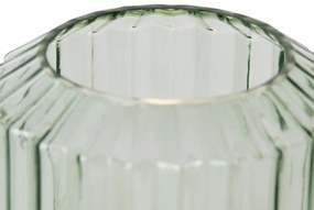 LED Candeeiro de mesa moderno em latão com vidro verde recarregável - Millie Moderno